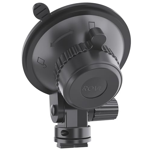 ROVE Suction Cup Mount for R2-4K, R2-4K PRO and R2-4K Dual Dash - Product Imagery