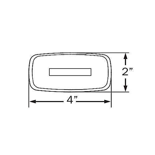 Optronics A-32ABP Amber Replacement Lens for MC32 Series Light - Product Imagery