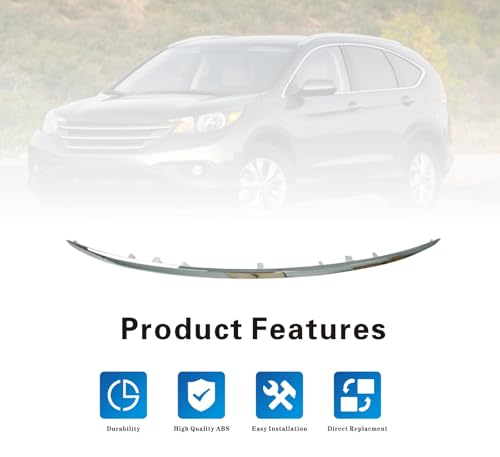 Front Upper Grille Grill Molding Trim For HONDA CR-V 2012 2013 - Product Imagery