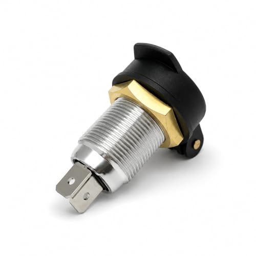 Cliff Top Alloy Female DIN Motorcycle Socket Compatible with - Product Imagery