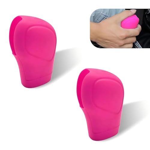 2PCS Car Gear Shift Knob Cover, Flexible Elastic Silicone Auto - Product Imagery