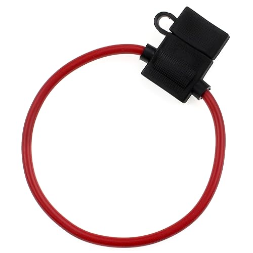 ZOOKOTO Inline Fuse Holder 30A,18 AWG Gauge Wire Car Auto - Product Imagery