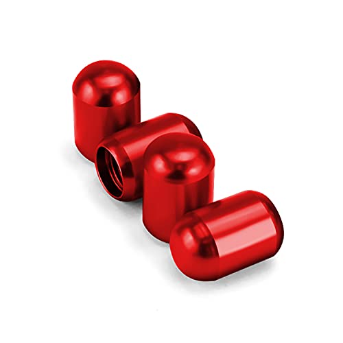 JUSTTOP 4PCS Car Tire Valve Stem Caps, Air Caps Cover, Universal - Product Imagery