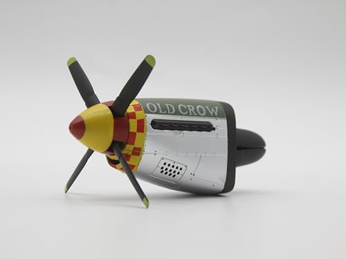 P-51 "OLD CROW" Car Air Freshener with Spinning Propeller, Vent - Product Imagery