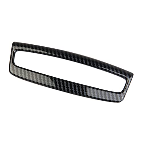 Carbon Fiber Center Console Armrest Button Cover Trim for - Product Imagery