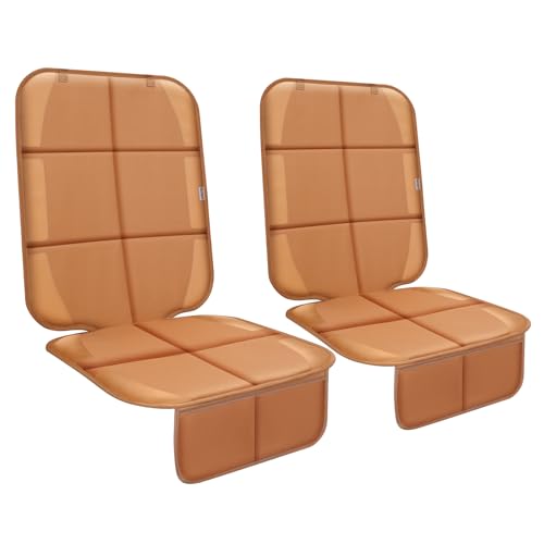 Meolsaek Car Seat Protector for Child Car Seat，Non-Slip Backing - Product Imagery