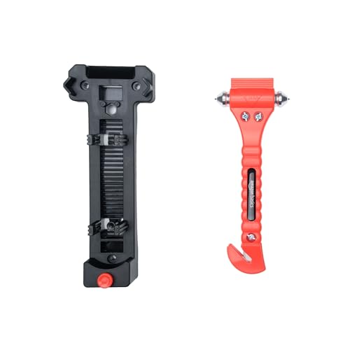 Amazon Basics Emergency Escape Tool, Window Breaker and Seatbelt - Product Imagery