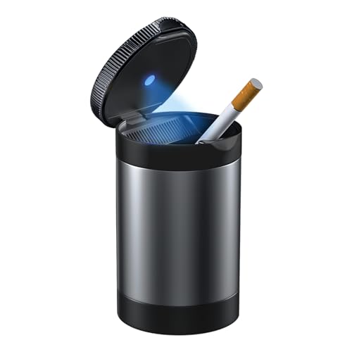 Ashtray with Lid,Smokeless Ashtray for Cup Holder Smell - Product Imagery