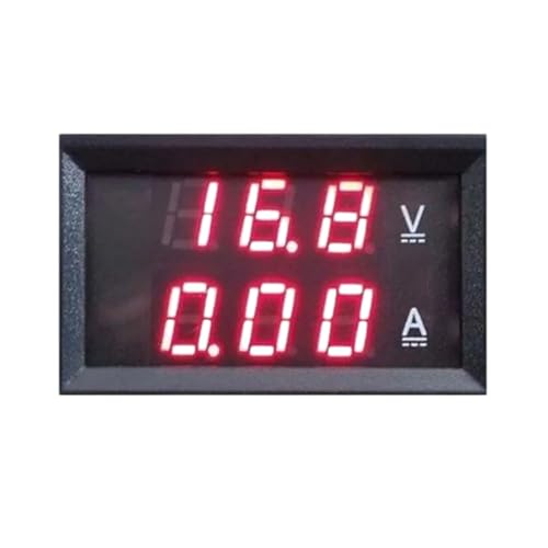 1PCS DC 100V 10A Red+Red LED Dual Digital Volt Meter Gauge LED - Product Imagery