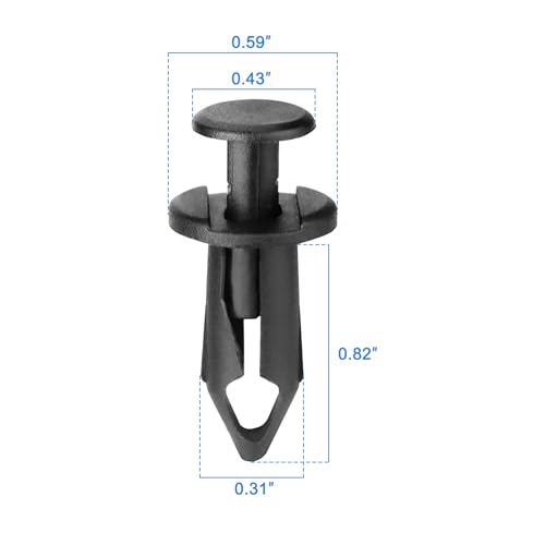 QIIYCCE 100PCS ATV UTV Body Fastener Rivets, Mudguard Clip Body - Product Imagery