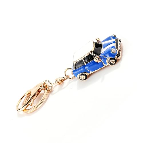 Car KeyChain, Cute 3D Metal Car Model Keychain with Ring, - Product Imagery