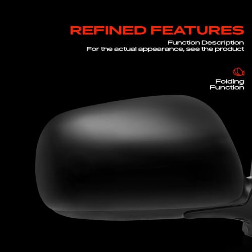 A-Premium Passenger Side Power Door Mirror Compatible with Toyota - Product Imagery