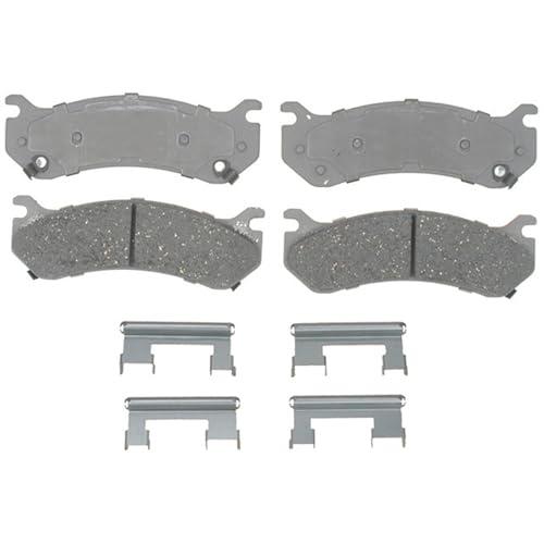ACDelco Silver Rear Brake Pad Set 14D785CH | GM 19286095 Ceramic - Product Imagery
