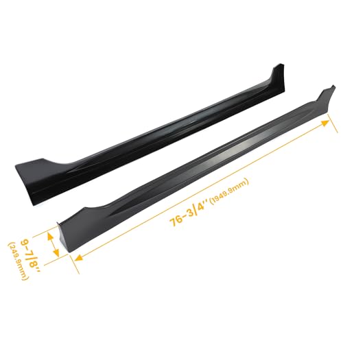 HECASA Skirts Compatible with 2006-2011 Civic 4 Door - Product Imagery