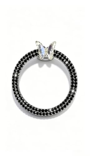Bling Car Engine Start Stop Decoration Ring, Crystal Rhinestone - Product Imagery