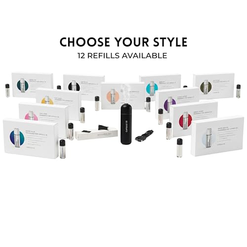 Car Perfume Diffuser, (UPGADED) Air freshener, Waterless - Product Imagery