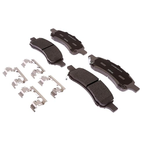 ACDelco Silver Front Brake Pad Set with Clips 14D1169ACHF1 | GM - Product Imagery