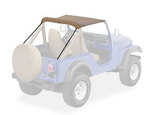 Bestop Traditional Bikini Tan 5250704 for Jeep CJ5 1976-1983 - Product Imagery