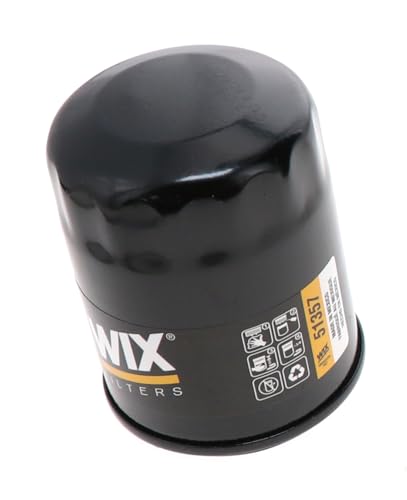 WIX 51357 Oil Filter Replacement, Built for Synthetic and High - Product Imagery