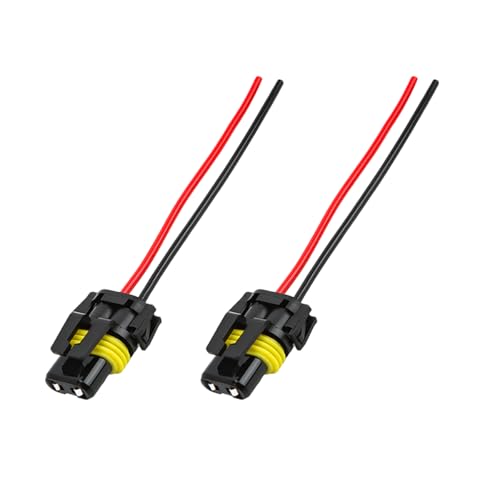 KVAEY 2 PCS Wiring Harness Headlight Socket, 9005 9006 HB3 HB4 - Product Imagery