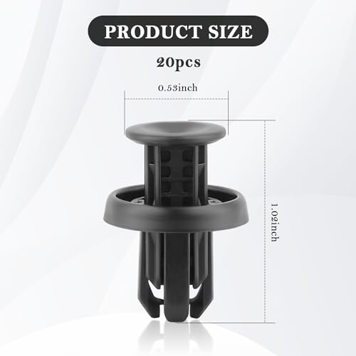 20PCS Car Front Bumper Clips Compatible with Honda & Acura,Push - Product Imagery