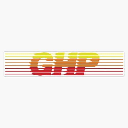 MAGNET GHP Greg Hill BMX Products Magnetic Bumper Sticker 5" - Product Imagery