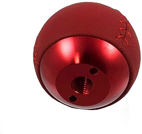 Mugen Leather RED 5 Speed Shift Knob for Honda CRZ Civic Accord - Product Imagery