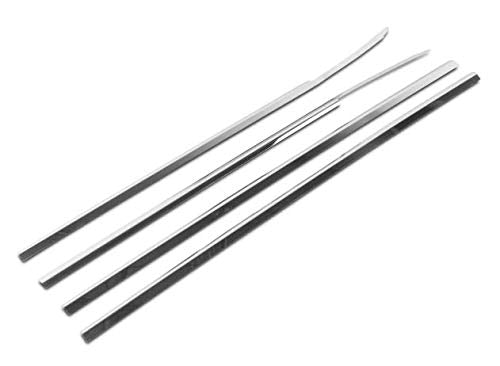 Sizver Polished Stainless Steel Window Sills Trims For 2014-2018 - Product Imagery