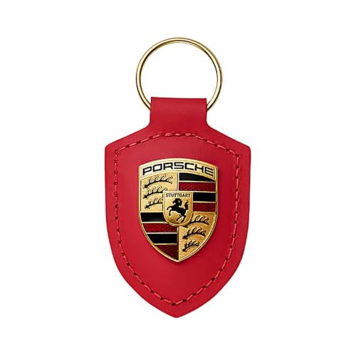 Porsche Genuine Key Chain Ring Vehicle Keys Crest Keyfob - Product Imagery