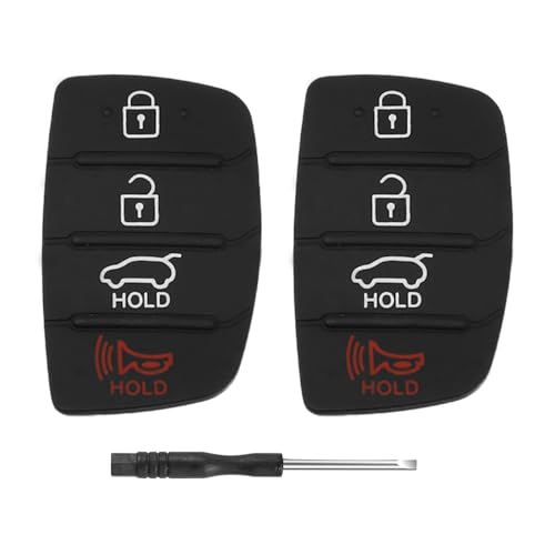 Key Fob Rubber Button Pad Replacement for Hyundai Santa Fe Sport - Product Imagery