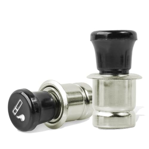 KITUREK Car Cigarette Lighter, 12V Pop-Out Car Lighter Plug, 2PCS - Product Imagery