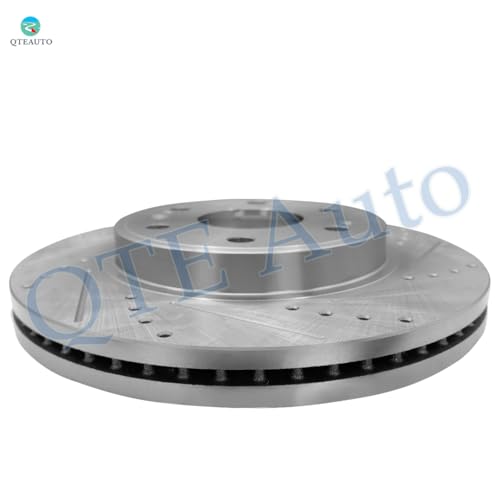 PM Auto Set of 6 Front 330mm Drilled Slotted Disc Brake - Product Imagery