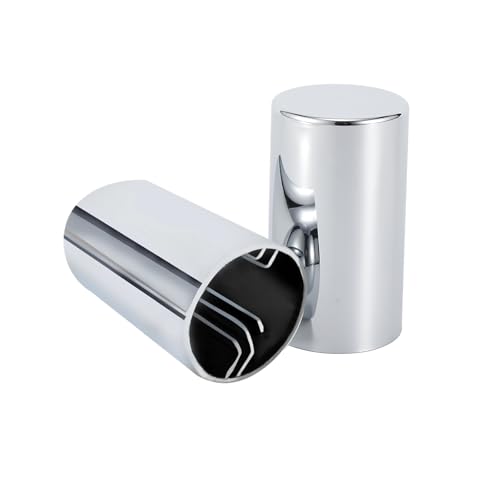 33mm x 3 1/2" Lug Nut Cover ABS Chrome Plastic Cylinder Nut - Product Imagery
