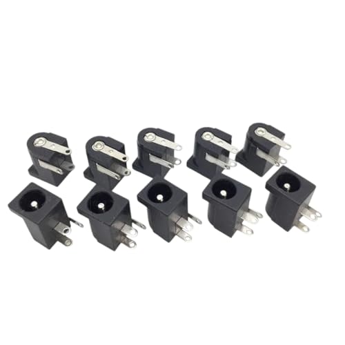 10Pcs DC-005 Black DC Power Jack Socket Connector DC005 5.5 * - Product Imagery