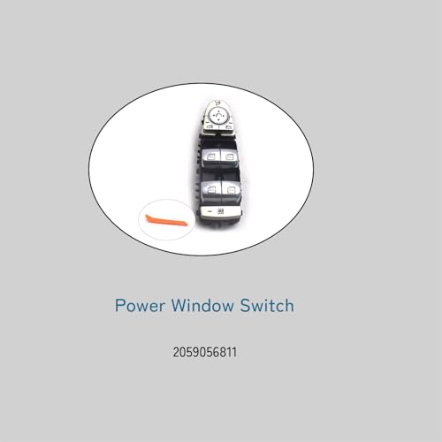 Power Master Window Switch Button Black for Mercedes-Benz W205 - Product Imagery