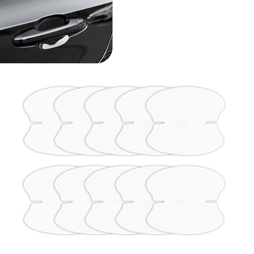 10PCS Car Door Handle Scratch Potector, Transparent Car Door - Product Imagery