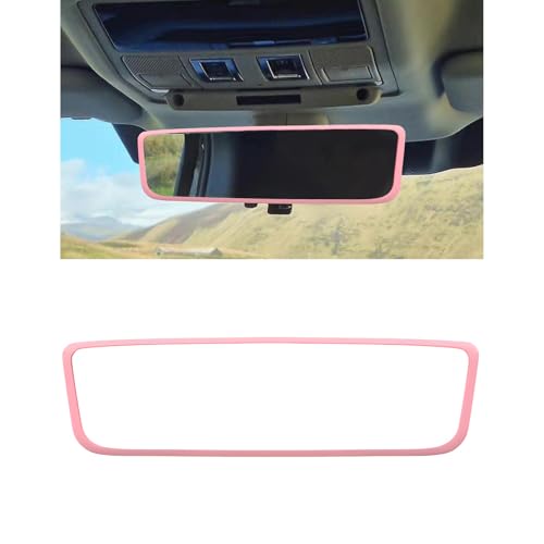Wevdn Rear View Mirror Protector Frame, Silicone Car RearView - Product Imagery