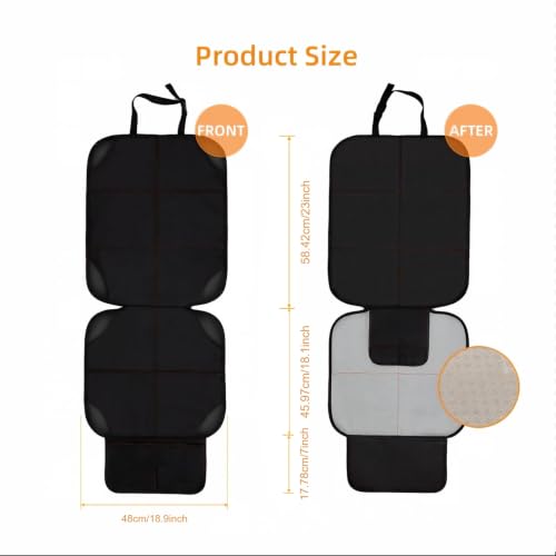 SMART ELF Car Seat Protector, Thickest Padding and Non-Slip - Product Imagery