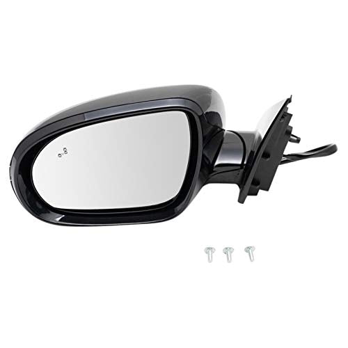 TRQ Driver Side Mirror Manual Folding Heated Paint to Match - Product Imagery