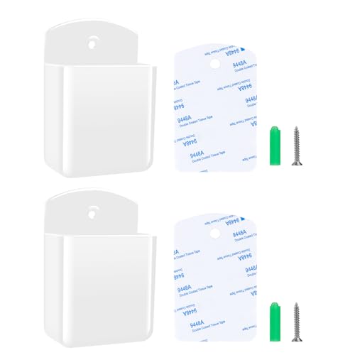 2 PCS Remote Control Holders Wall Mount, Self Adhesive TV Air - Product Imagery