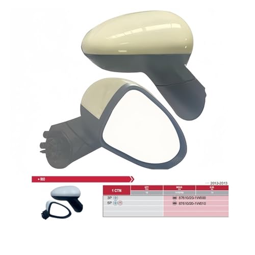 Compatible For Kia Rio 2012-2013 Car Rearview Mirror Electric - Product Imagery