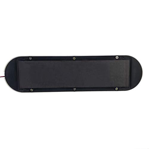 White BLANK SHELL LED TAPE 12V DC Car Taxi Cab Roof Top Sign - Product Imagery
