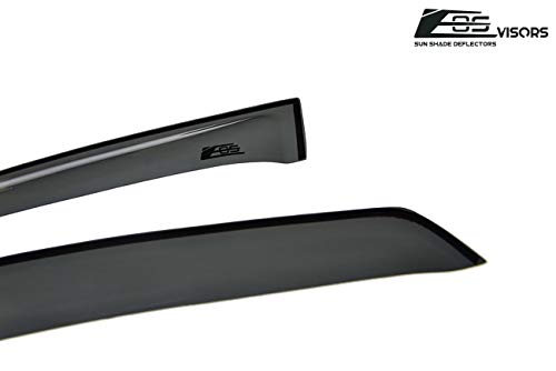 for 2003-2012 Mazda RX-8 | EOS Visors JDM Smoke Tinted Side - Product Imagery