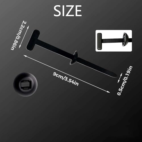 Nylon Universal Cable Tie Buckle, 30PCS Heavy Duty Self-Locking - Product Imagery