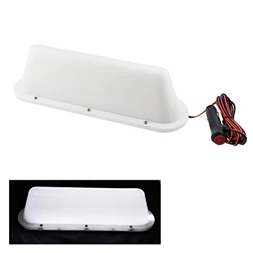 NRC&XRC White LED 12V Car Taxi Cab Roof Top Sign Light Lamp - Product Imagery