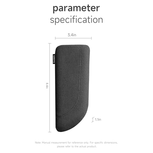 Alcantane Elbow Rest: Memory Foam Support for Car Legs and Knee, - Product Imagery
