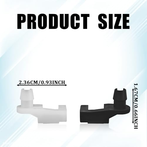 Door Lock Rod Clip, Door Handle Lock Rod Hood Latch Locking Push - Product Imagery