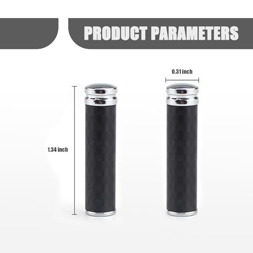 4 PCS Car Door Lock Knob, Carbon Fiber Door Lift Latch Cover - Product Imagery