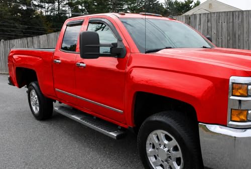 Smoked Window Visors Deflectors Rain Guards for 2014-2018 - Product Imagery