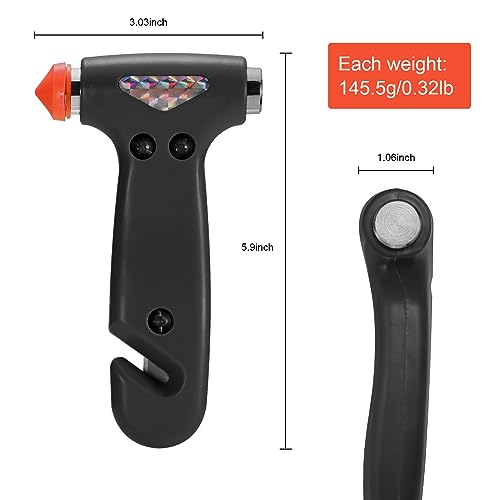 THINKWORK Car Safety Hammer, 3-in-1 Emergency Escape Tool with - Product Imagery
